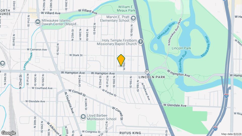 4821 N 19th Pl Mapa y Detalles de la Ubicación