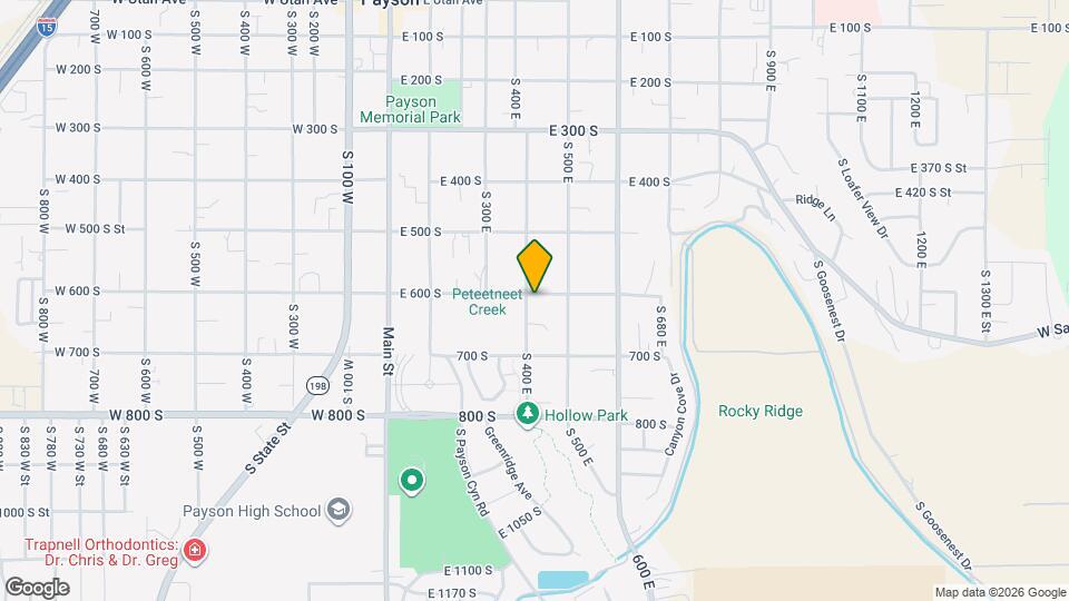 420 E 600 S, Unit Unit 1 Map and Location Details