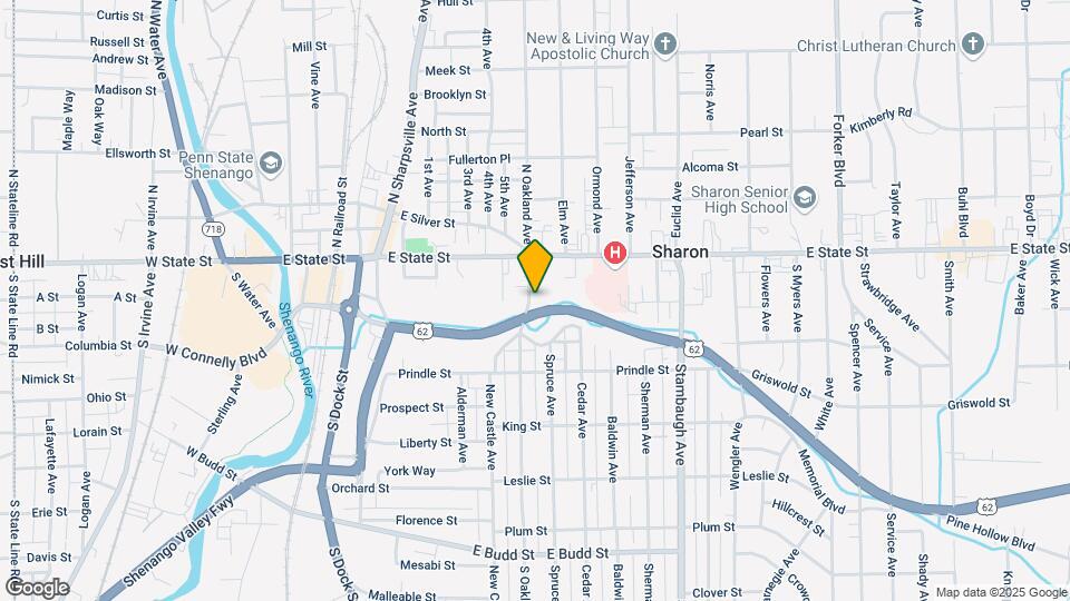 85 S Oakland St Map and Location Details
