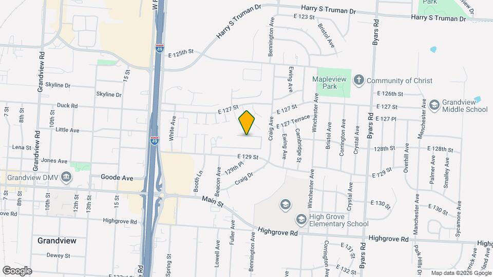 6601 E 128th St Map and Location Details