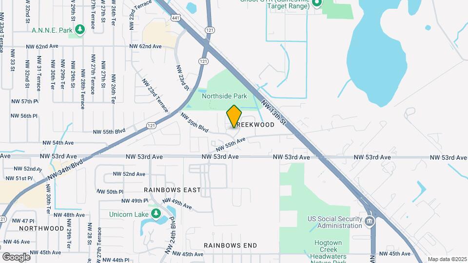 2114 NW 55th Blvd Map and Location Details