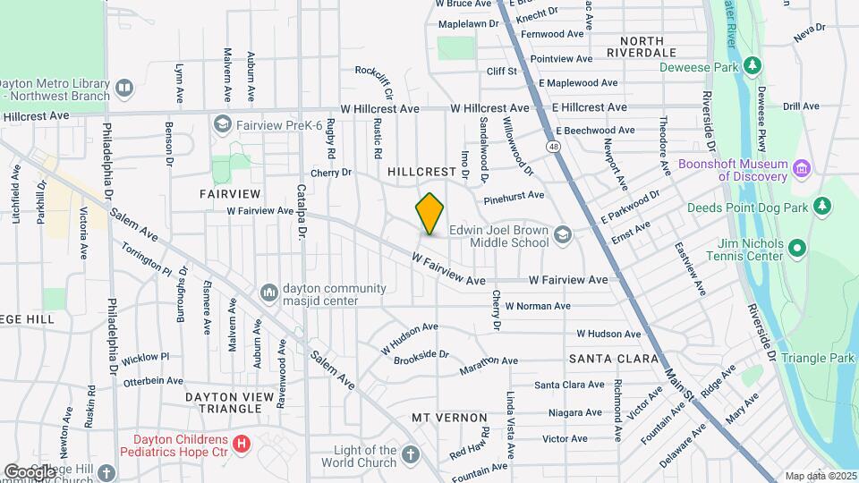 420 Parkwood Ave Map and Location Details