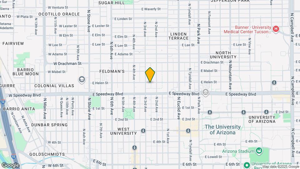 520 E Helen St Map and Location Details