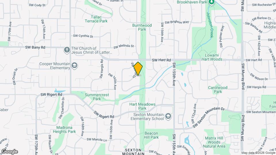 16055 SW Theresa Ct Map and Location Details