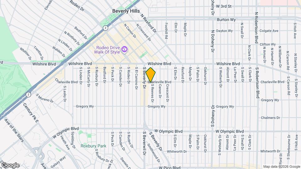 207 S Reeves Dr Map and Location Details