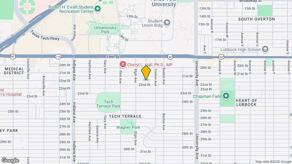 2814 22nd St Map and Location Details