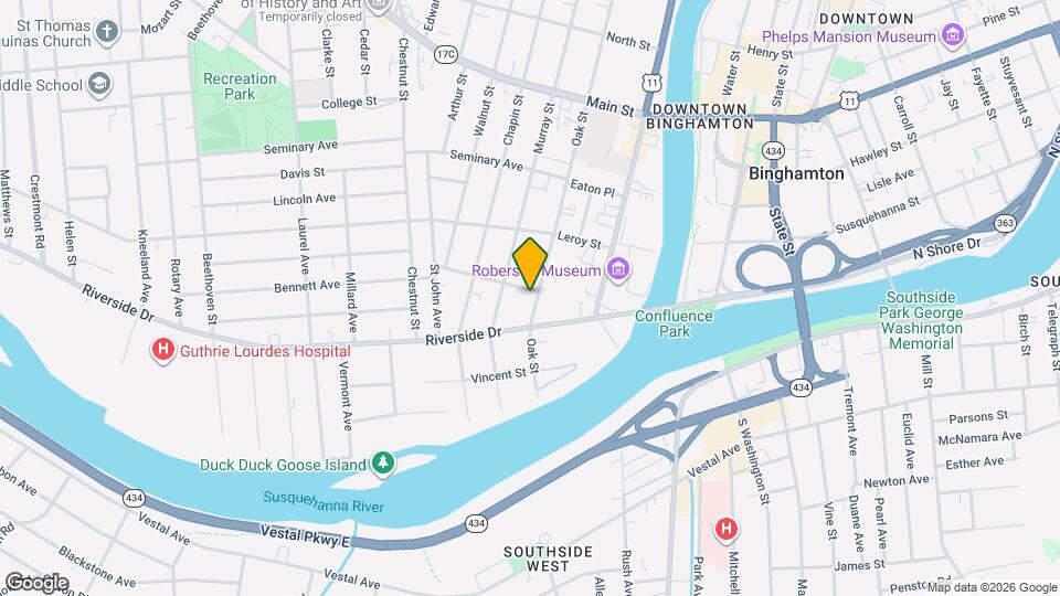 31 Oak St, Unit 1st Fl Map and Location Details