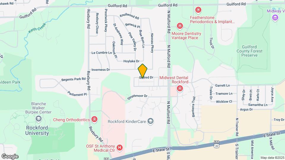 5823 Dafred Dr, Unit 5823 Map and Location Details