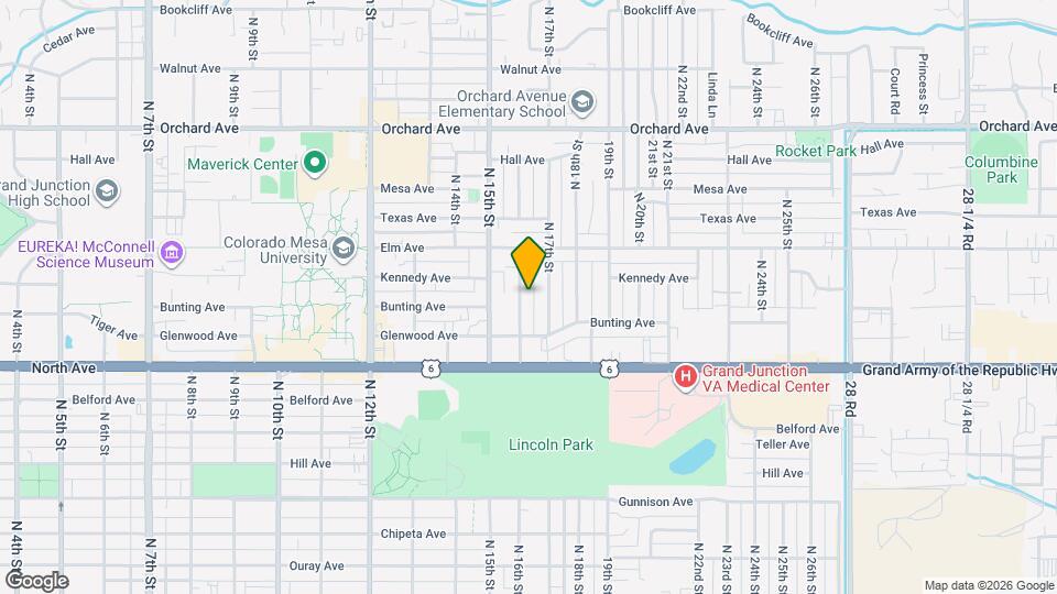 1304 N 16th St Map and Location Details