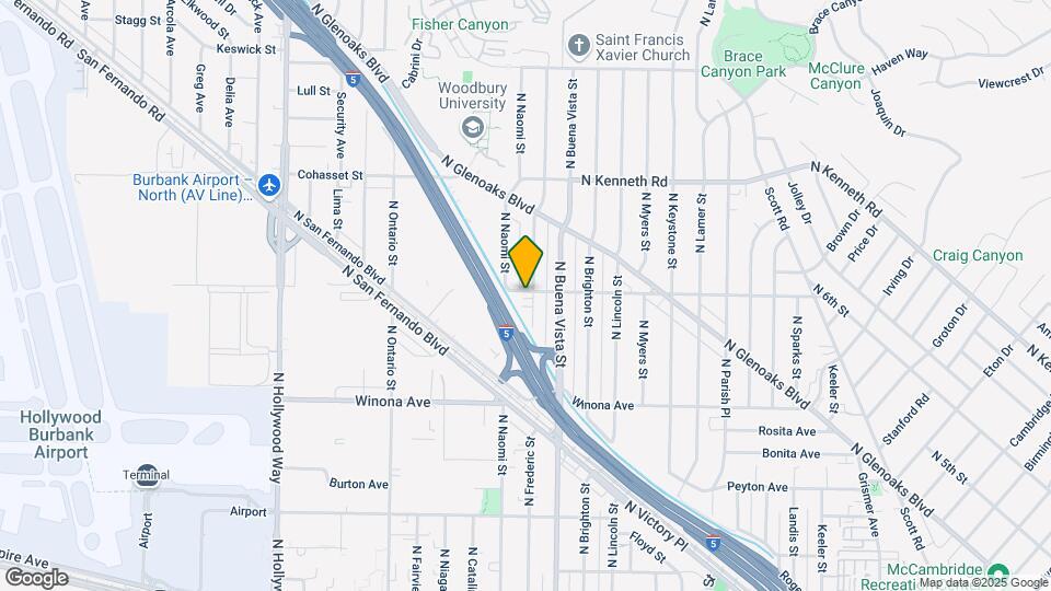 2603 Tulare Ave Map and Location Details