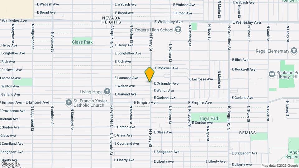 1327 E Walton Ave Map and Location Details