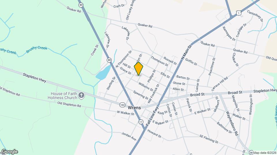 307 Hill St Map and Location Details