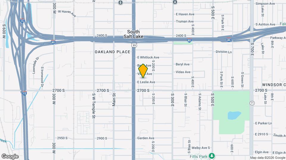 119 E Leslie Ave Map and Location Details