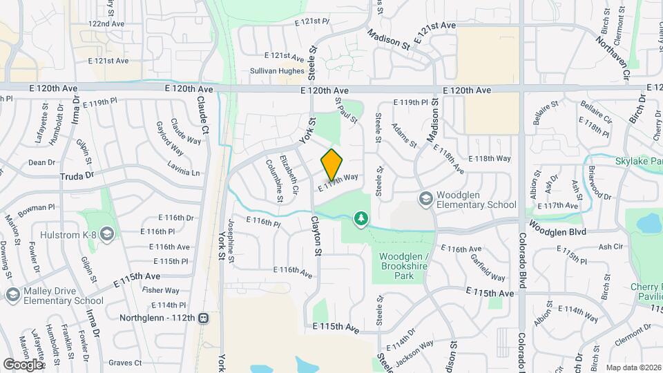 2676 E 117th Way, Unit 05-0523 Map and Location Details