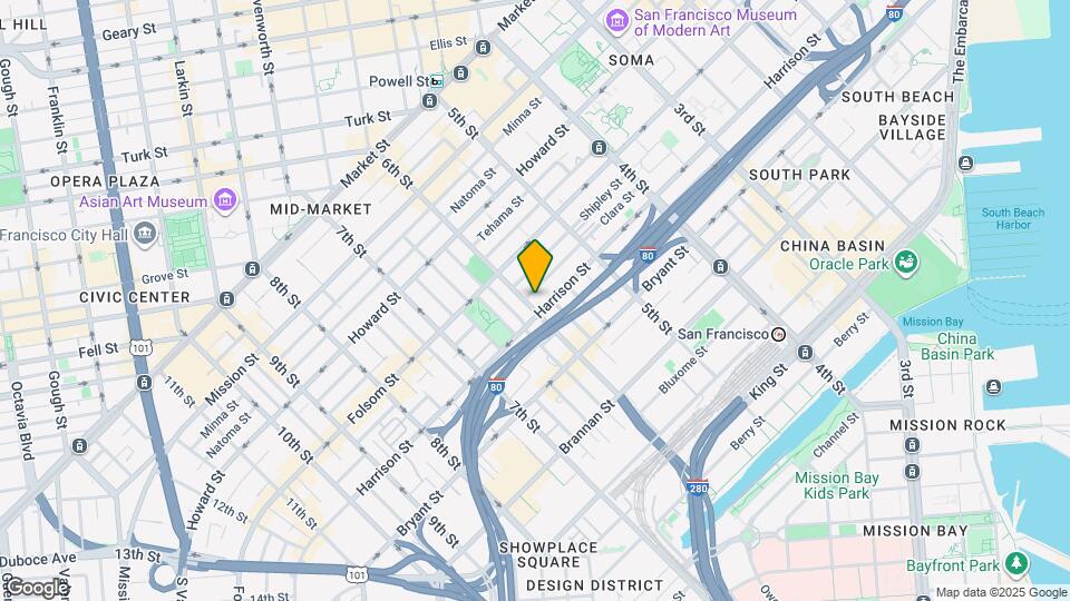 395 6th St Map and Location Details