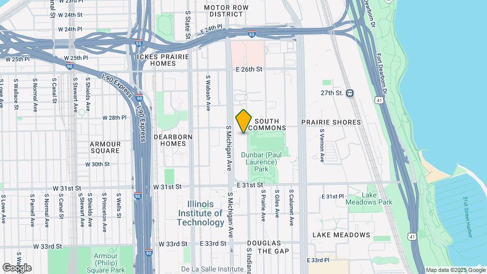 2921 S Michigan Ave, Unit 103 Map and Location Details