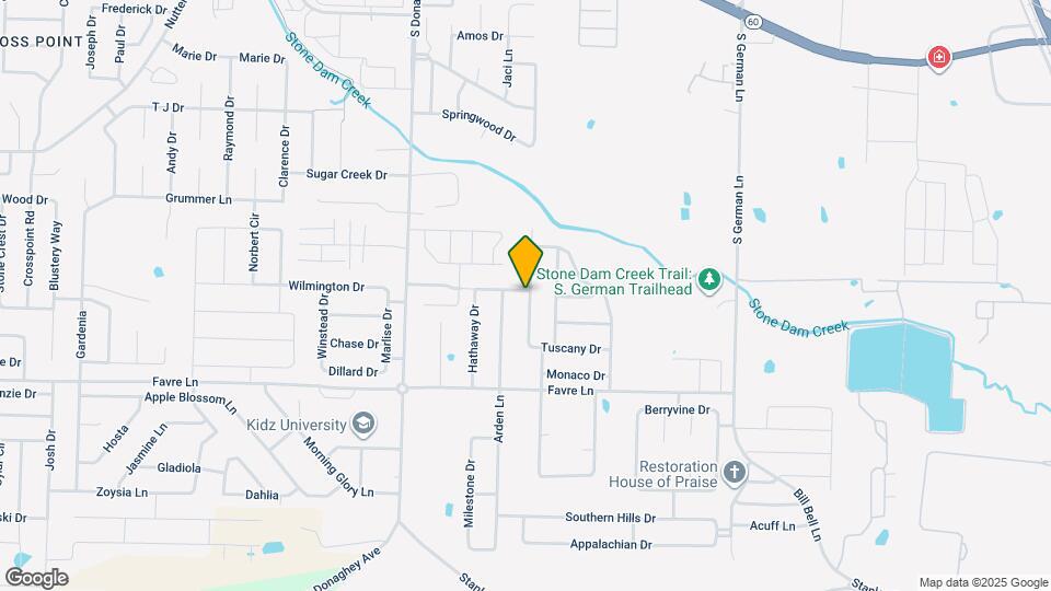 1405 Joyner Dr Map and Location Details