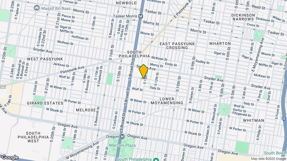 1304 Jackson St Map and Location Details