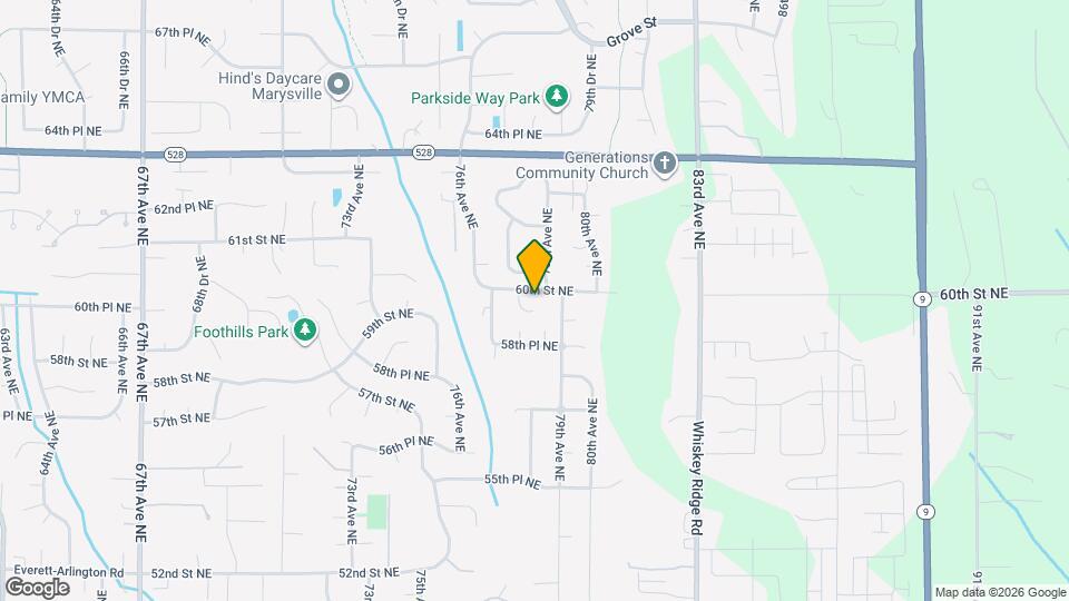 5907 77th Dr NE Map and Location Details