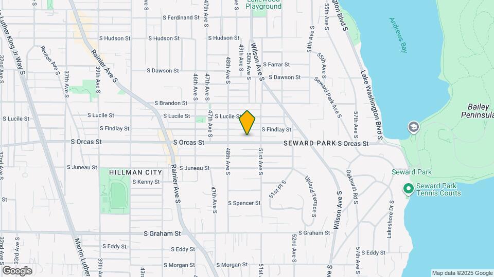 4834 S Orcas St Map and Location Details