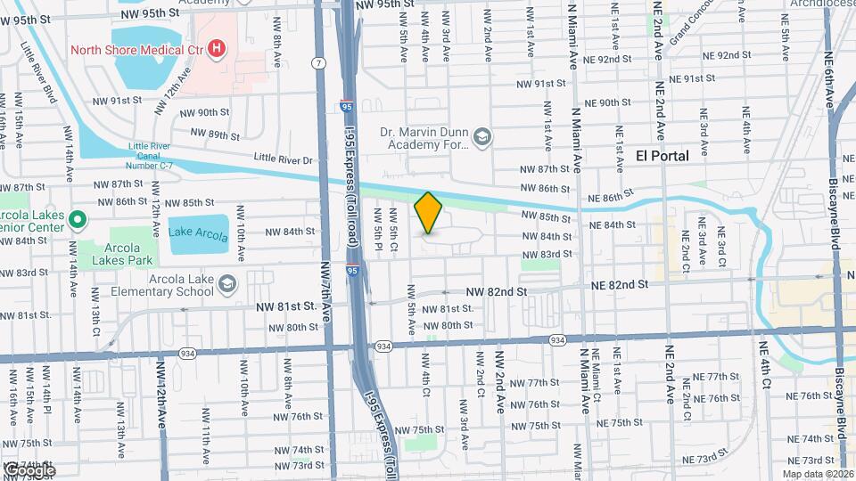 415 NW 84th St Map and Location Details