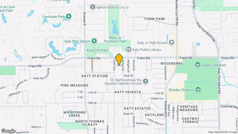 1910 East Ave Map and Location Details