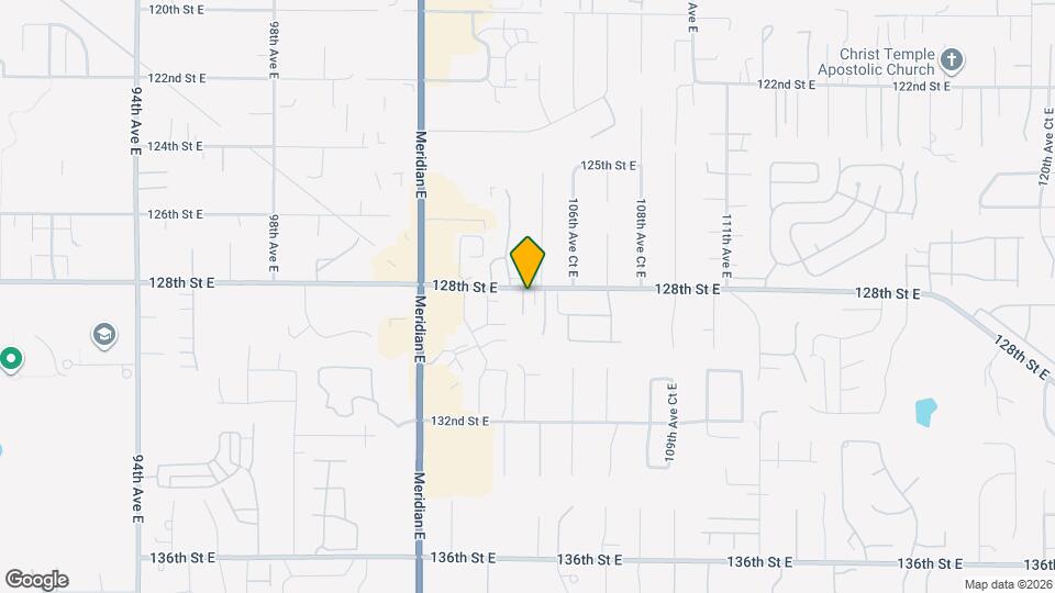 10502 128th St E Map and Location Details