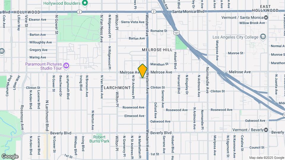 632 Manhattan Pl Map and Location Details