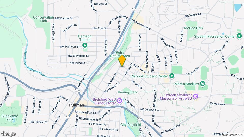 415 NE Campus St Map and Location Details