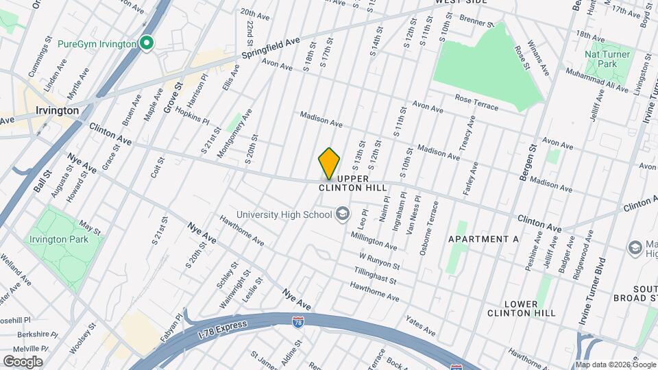 738 Clinton Ave, Unit 1 Map and Location Details