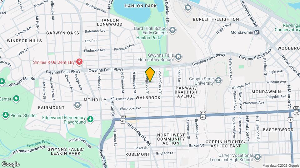 2917 Poplar Terrace Map and Location Details