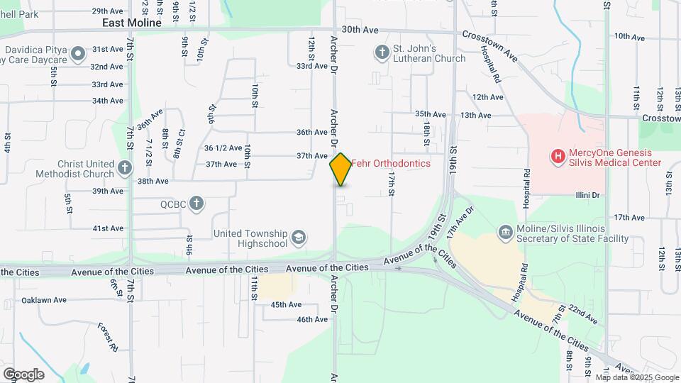 3906 Archer Dr Map and Location Details