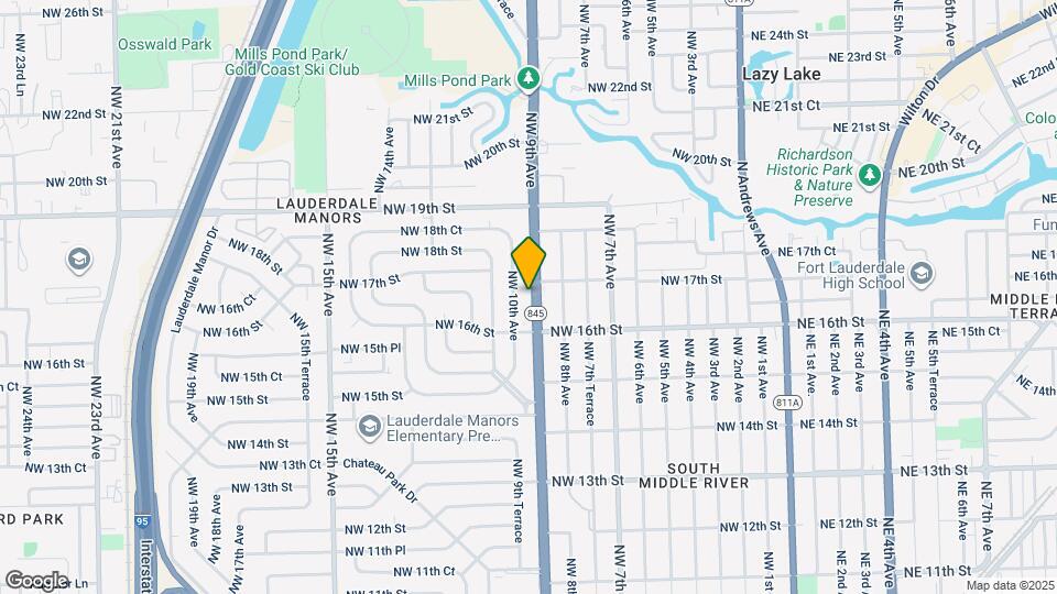 1625 NW 9th Ave Map and Location Details