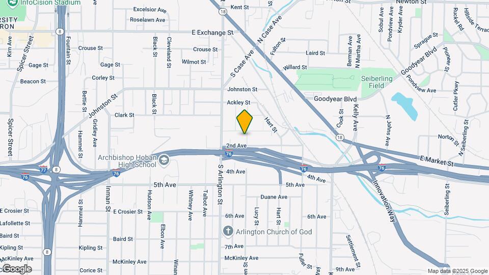 218 Chittenden St Map and Location Details