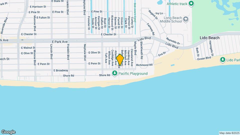 801 E Broadway Map and Location Details