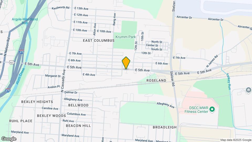 3079 E 5th Ave Mapa y Detalles de la Ubicación