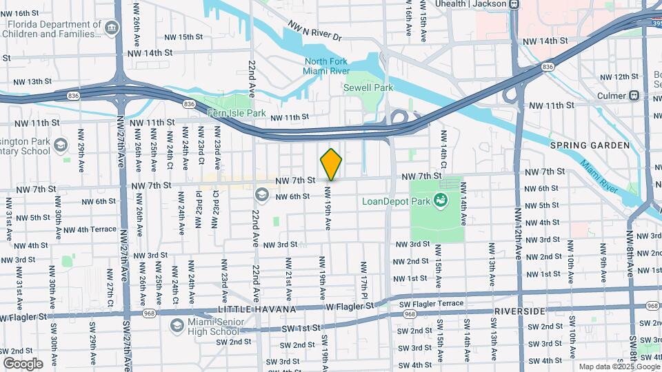 627 NW 19th Ave Map and Location Details