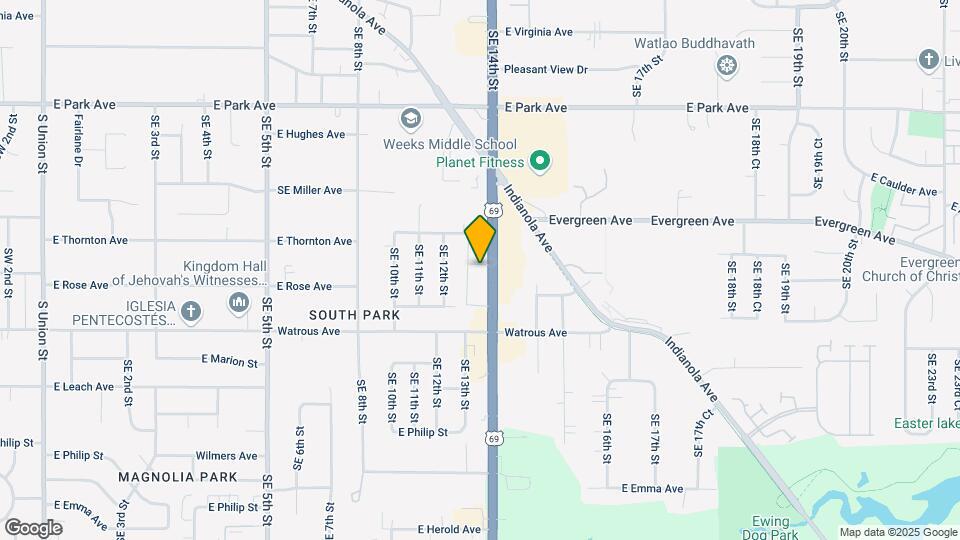 3716 SE 14th St Map and Location Details