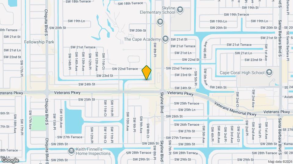 827 SW 24th St Map and Location Details