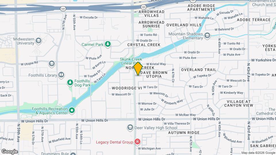 5045 W Topeka Dr Map and Location Details