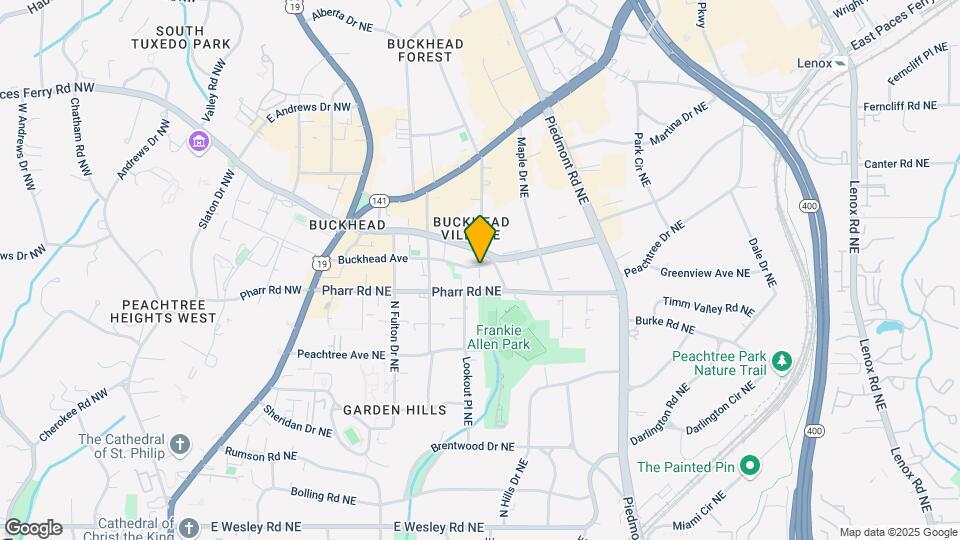Parkside at Buckhead Apartments Mapa y Detalles de la Ubicación