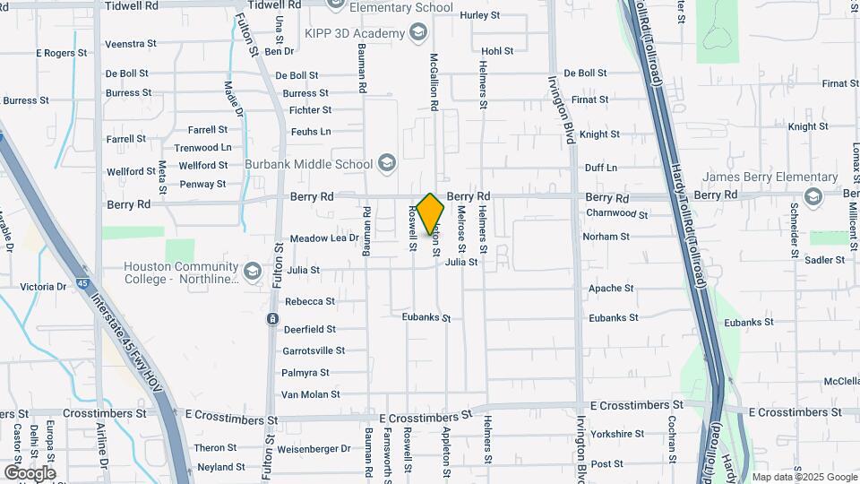 8205 Appleton St Map and Location Details