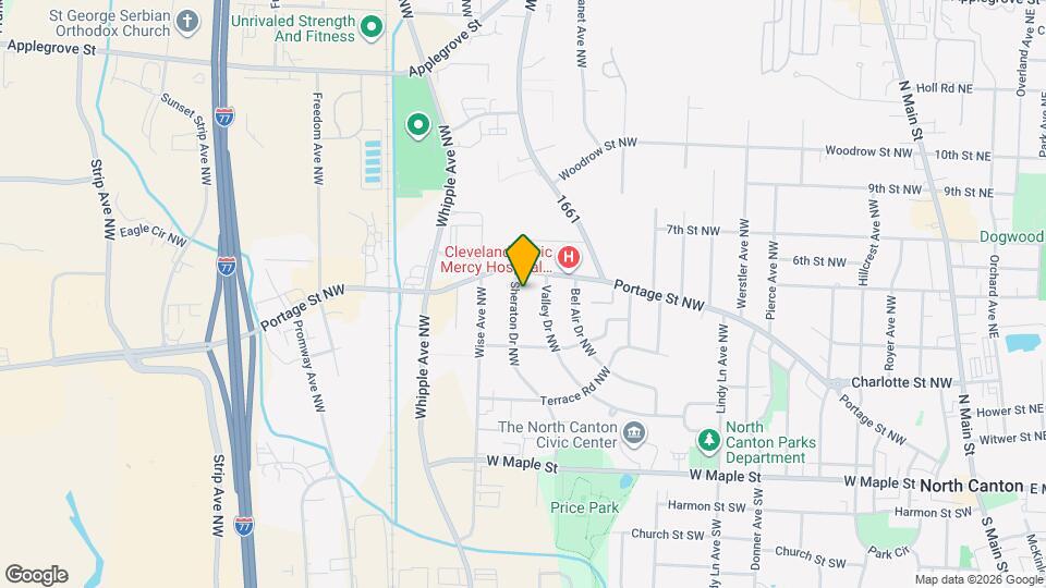 428 Sheraton Dr NW Map and Location Details