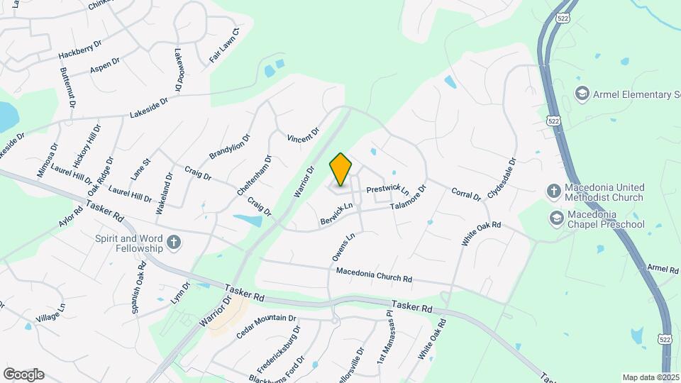 110 Quinton Oaks Cir Map and Location Details