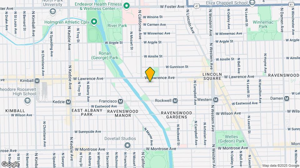 2730 W Giddings St, Unit 2 Map and Location Details
