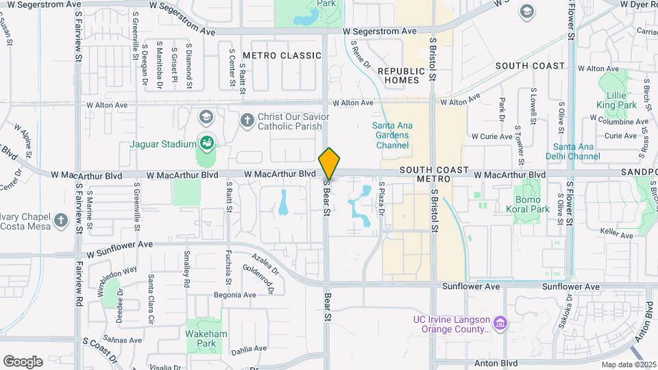 3633 S Bear St Mapa y Detalles de la Ubicación