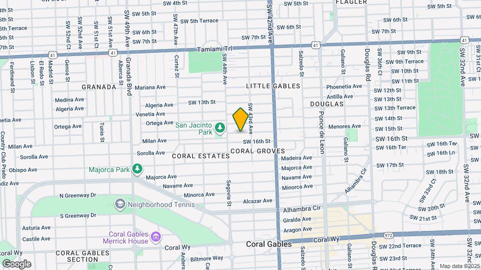 4340 SW 15th St Map and Location Details