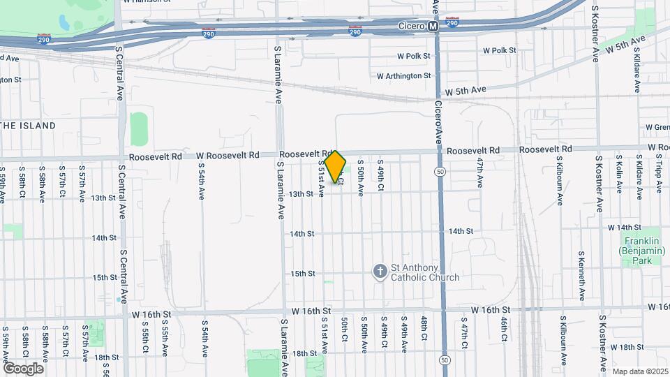 1244 50th Ct Mapa y Detalles de la Ubicación