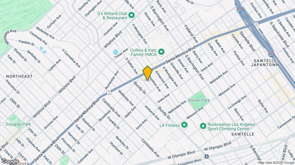 1528 S Saltair Ave Map and Location Details