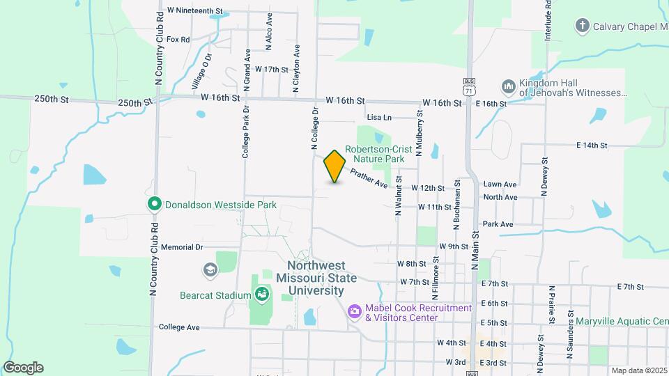 1115 N College Dr Map and Location Details